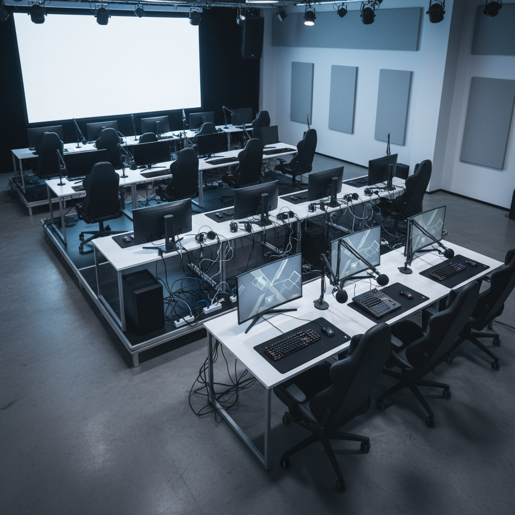 Turnier‑Setup mit mehreren PCs